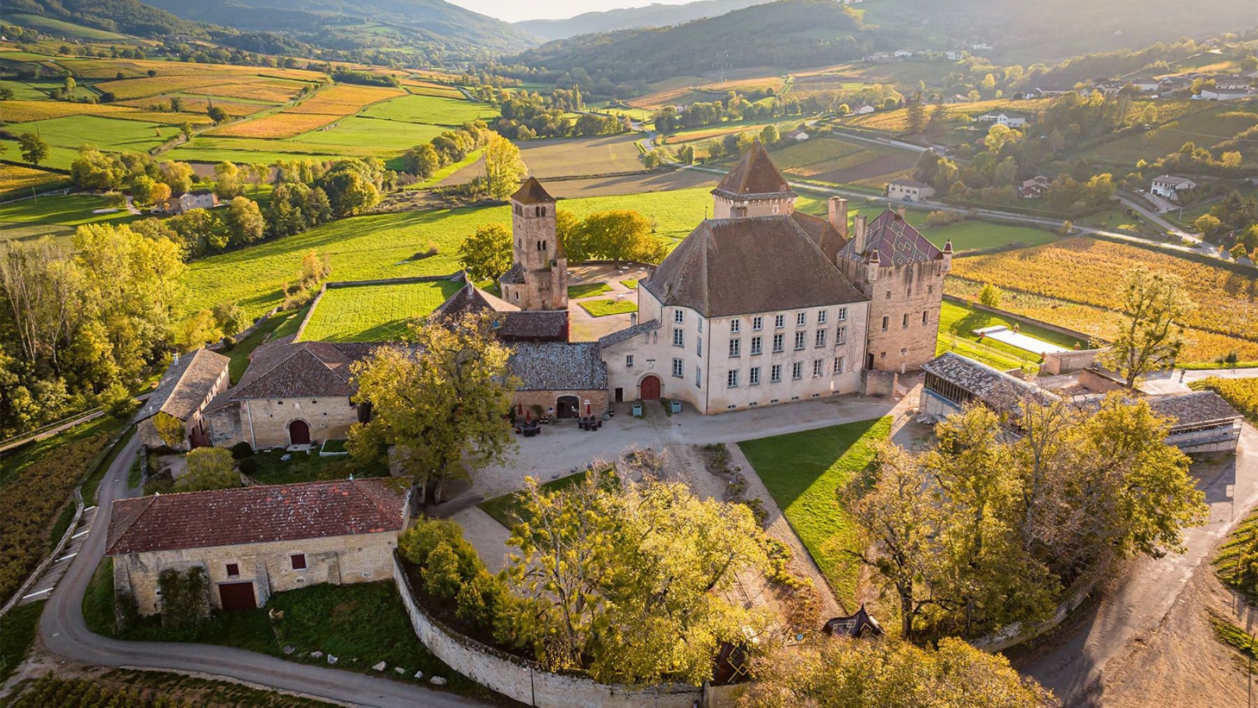 Which is the most beautiful town in Burgundy?