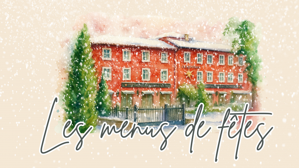  Discover our end of year menus !